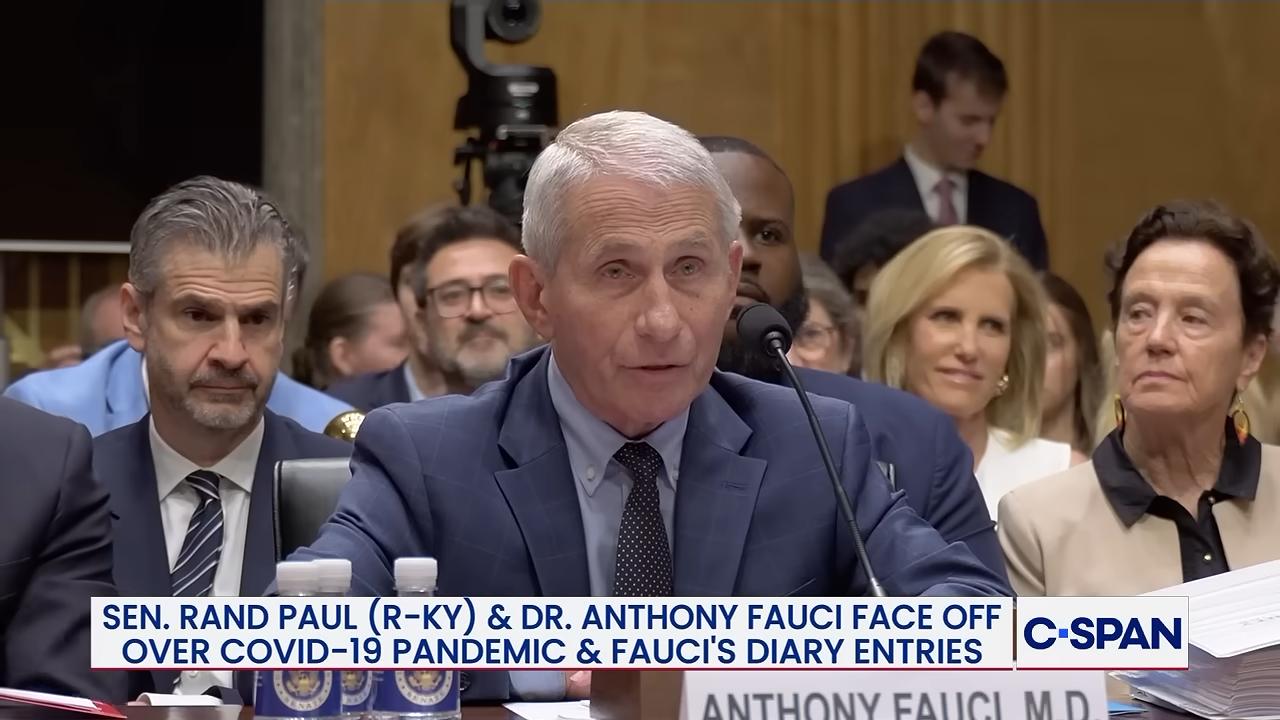 Dr. Fauci testifying