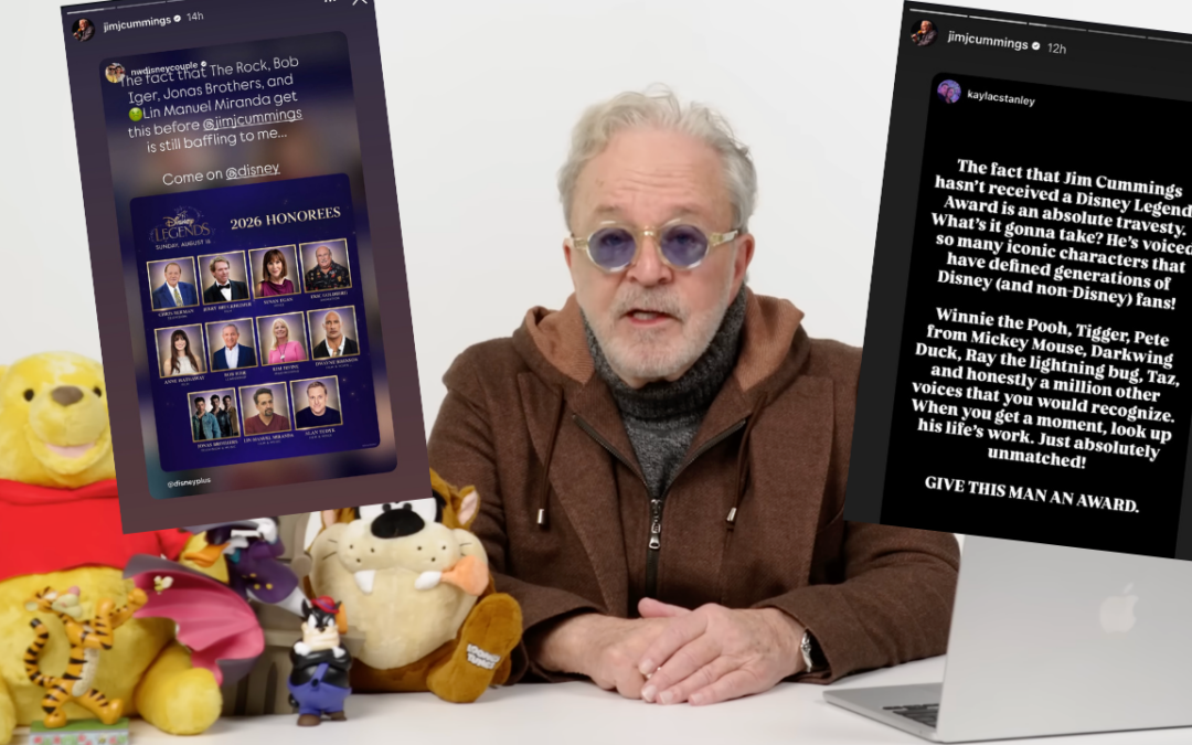 Jim Cummings Appears to Call Out Disney for Legend Award Snub