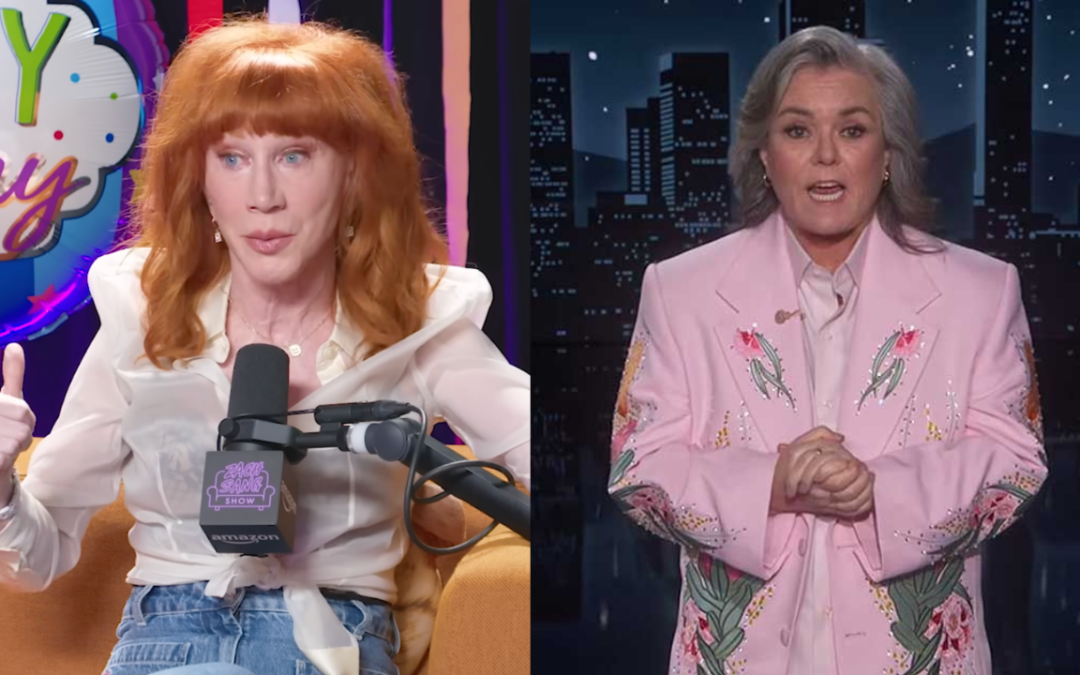Kathy Griffin Melts Down After Rosie O’Donnell Leaves Her Off Jimmy Kimmel Guest List