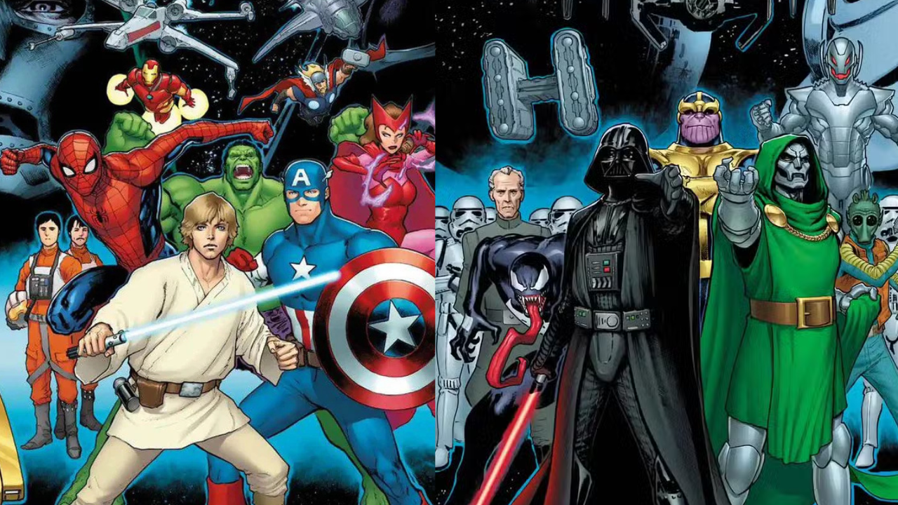 Marvel-Star-Wars Marvel and Star Wars characters in a new crossover event - Entertainment Weekly