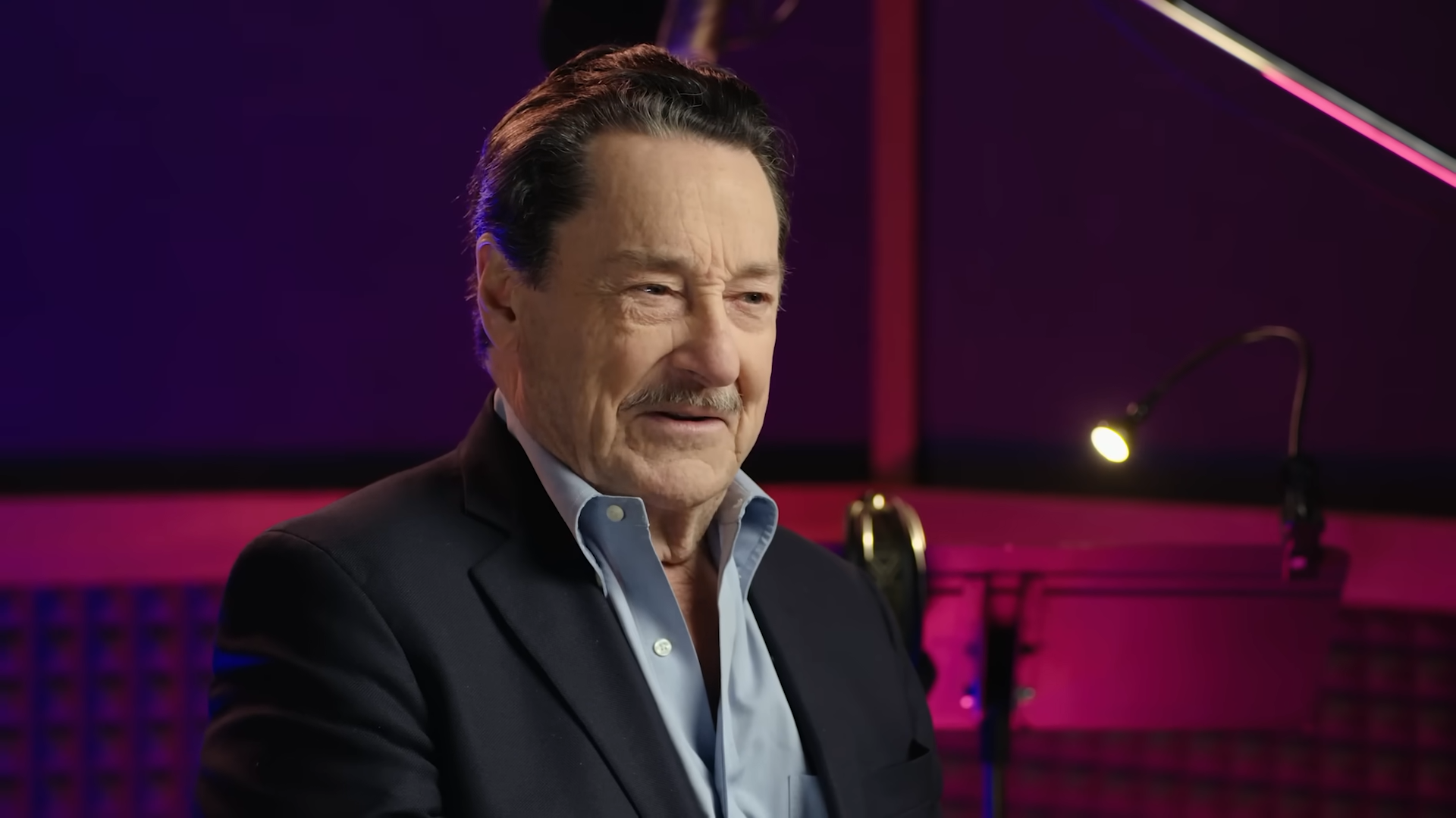 Peter Cullen smiling during an interview