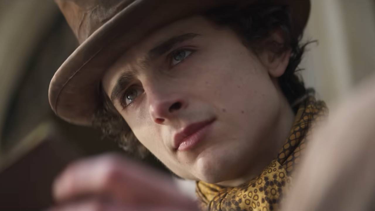 Willy Wonka thinking, serious