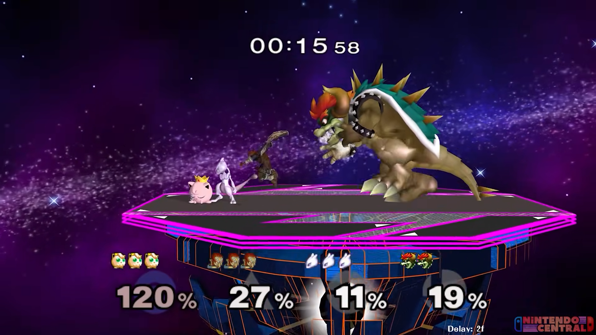 Screenshot from Super Smash Bros. Melee