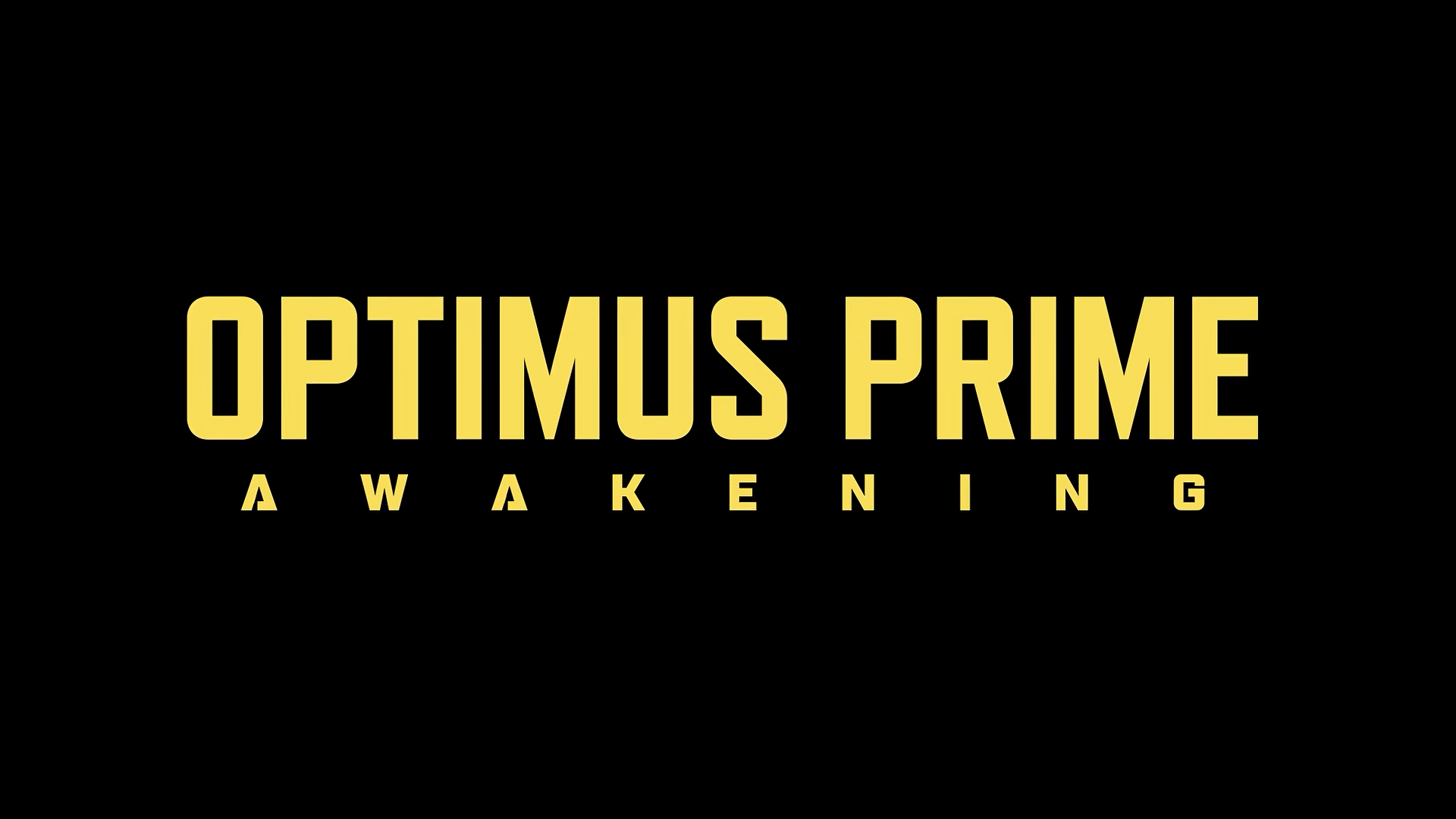 Title card for Optimus Prime: Awakening