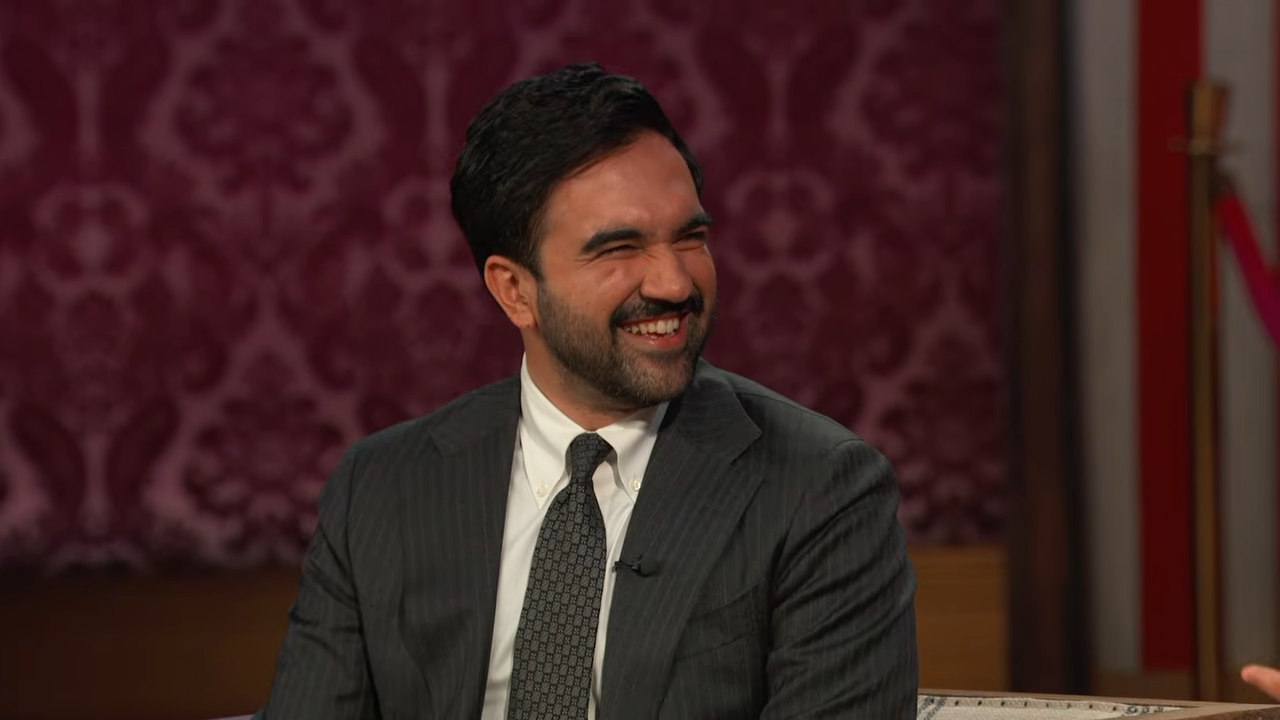 Zohran Mamdani laughing