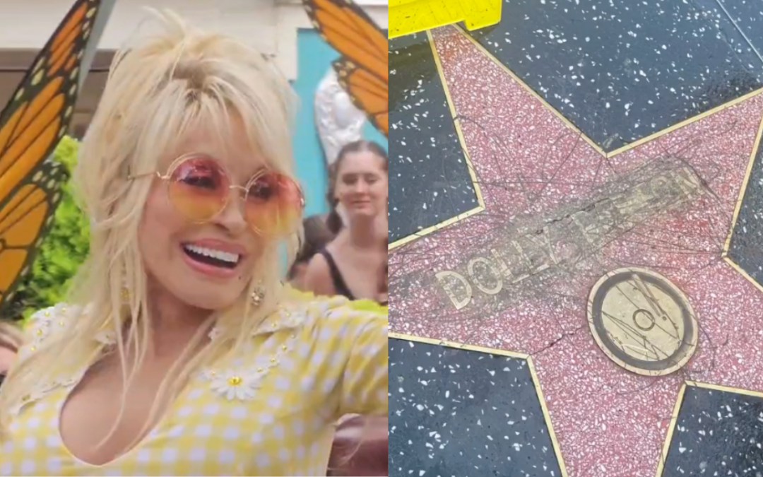 Dolly Parton’s Hollywood Walk of Fame Star Vandalized Days After Her Death