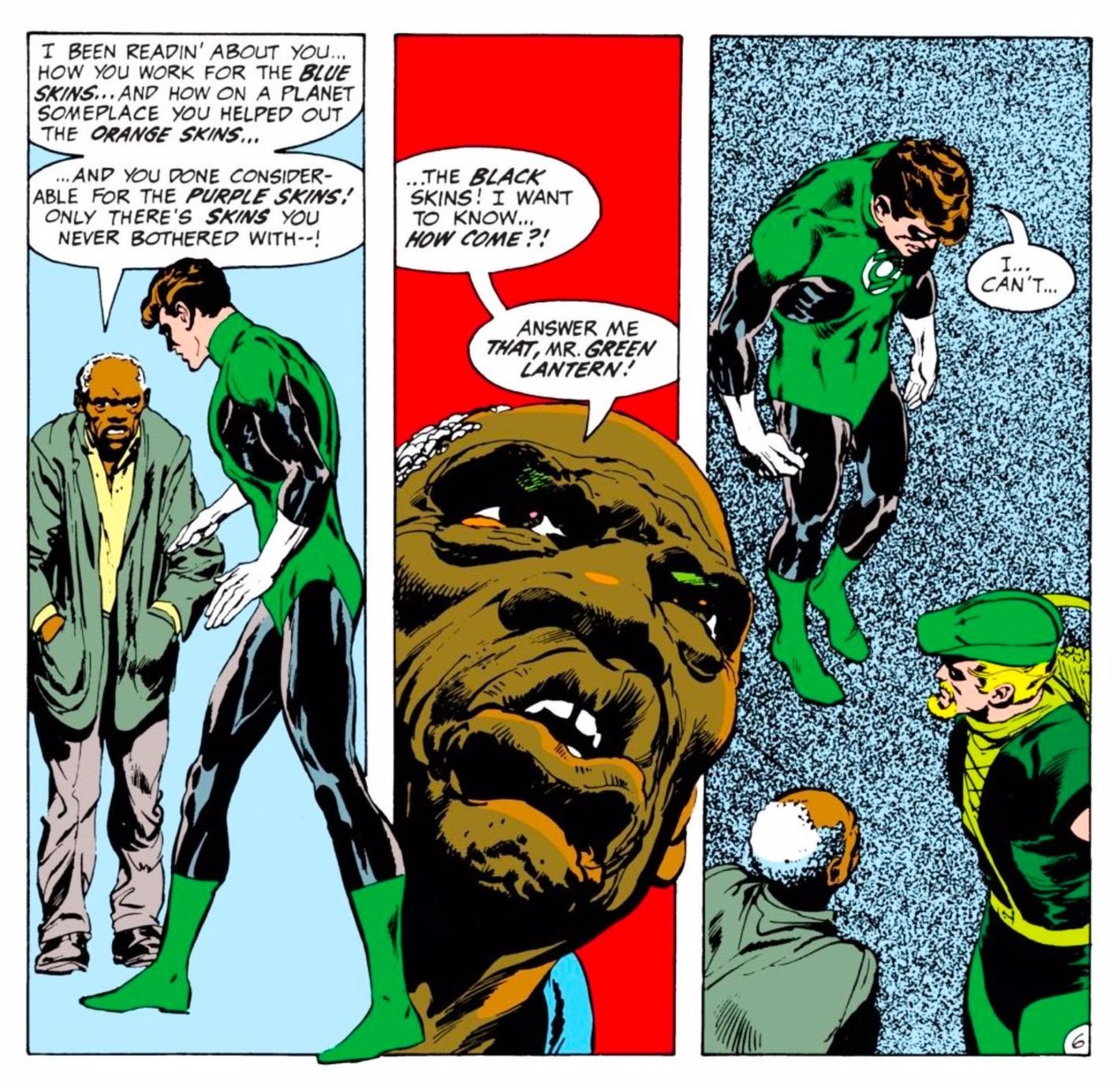 Panel from DC Comics