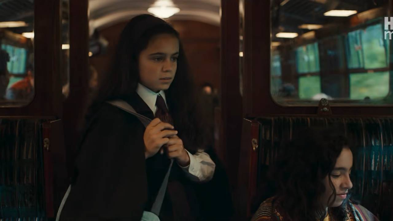 Hermione looking sad