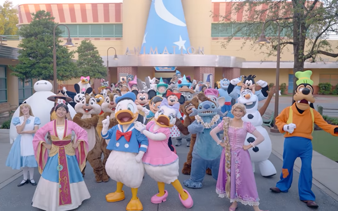 60 Characters Gather to Celebrate Magic of Disney Animation Opening