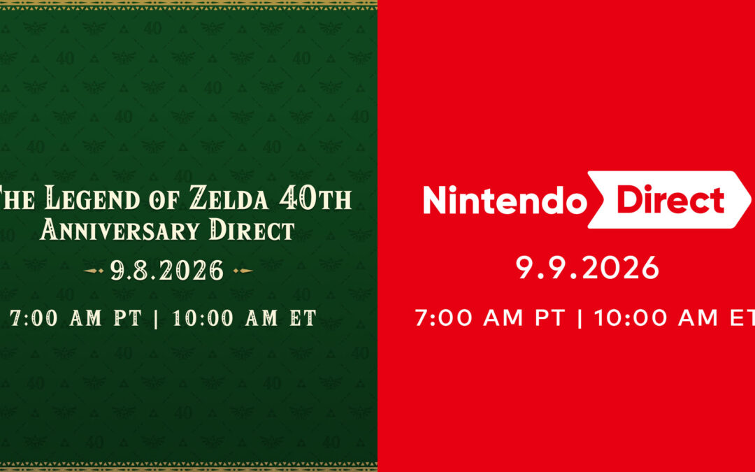Nintendo Announces Two Nintendo Direct Broadcasts Next Week With Special Zelda 40th Anniversary Presentation
