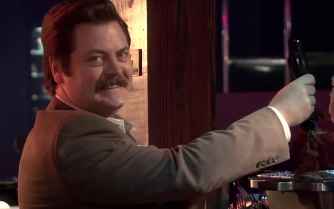 Nick Offerman Says Ron Swanson Would ‘Listen To Reason’ And Give Up Libertarianism to Embrace the Government