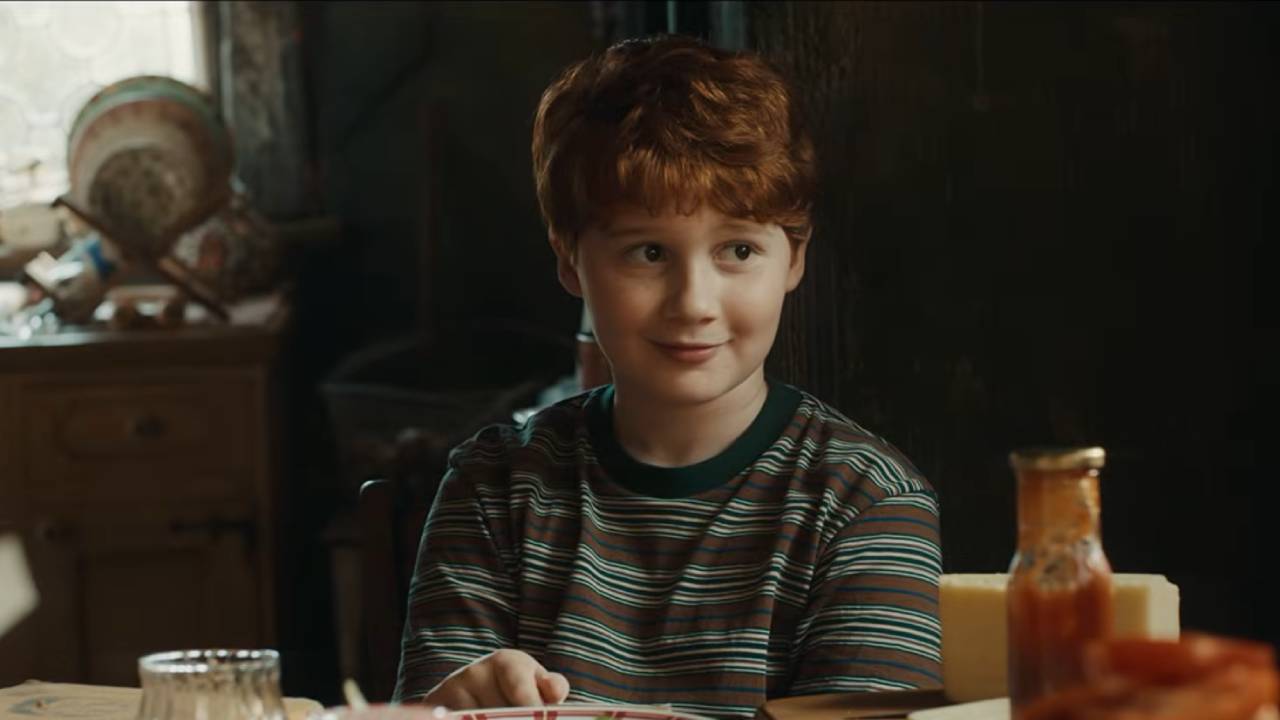 Ron Weasley smiles in anticipation