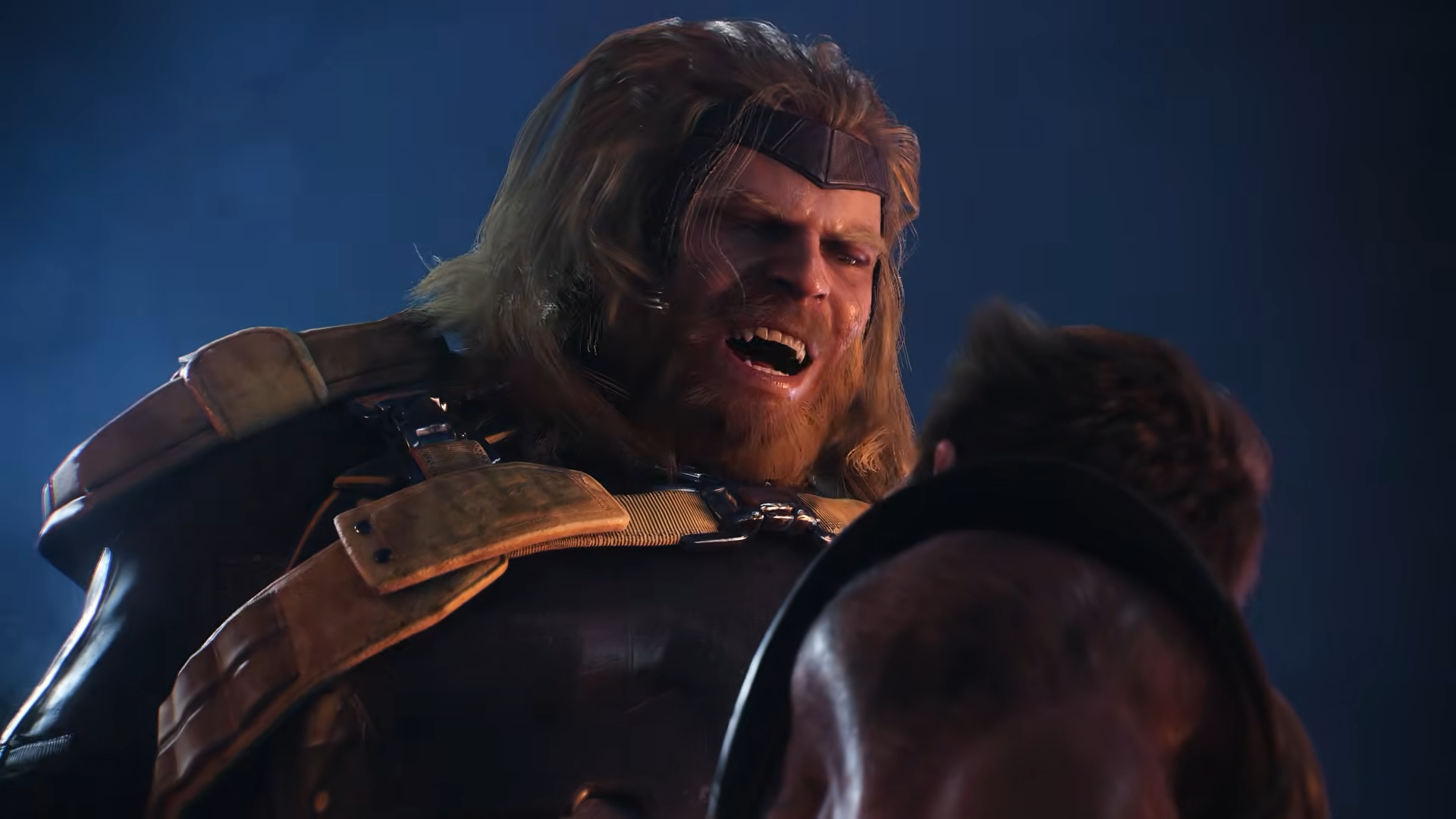 Sabretooth snarling