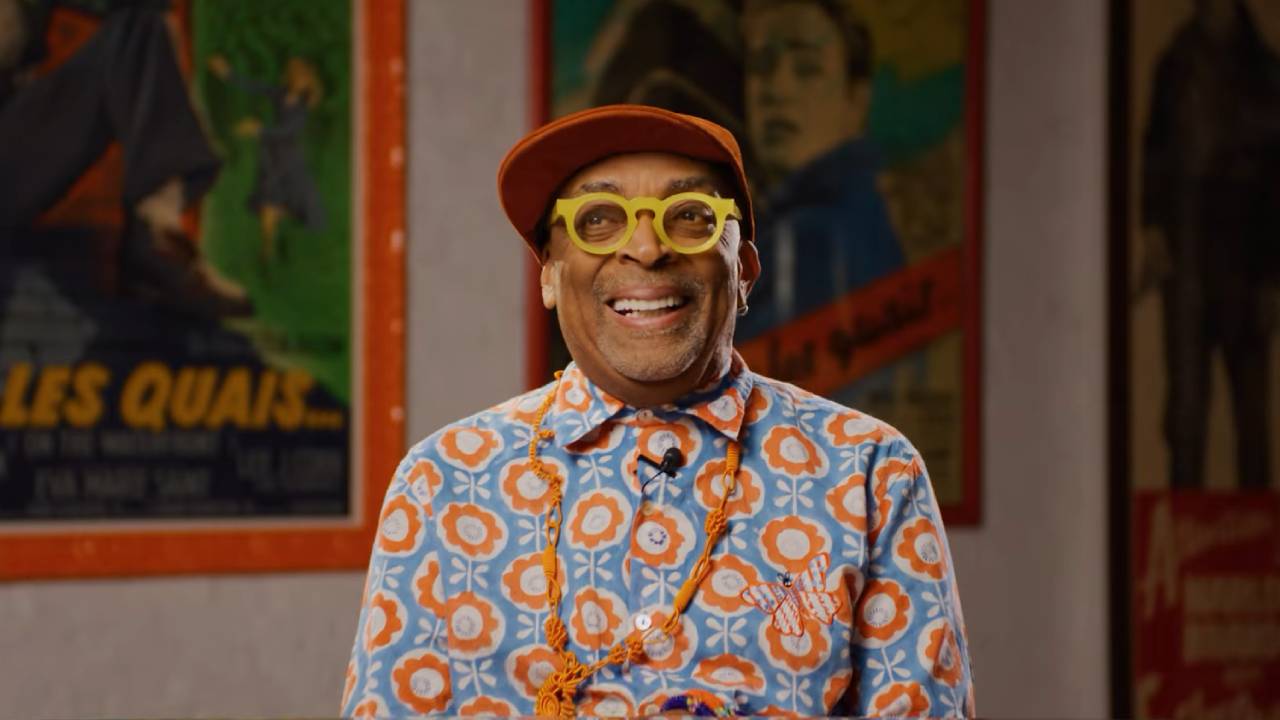 Spike Lee laughs