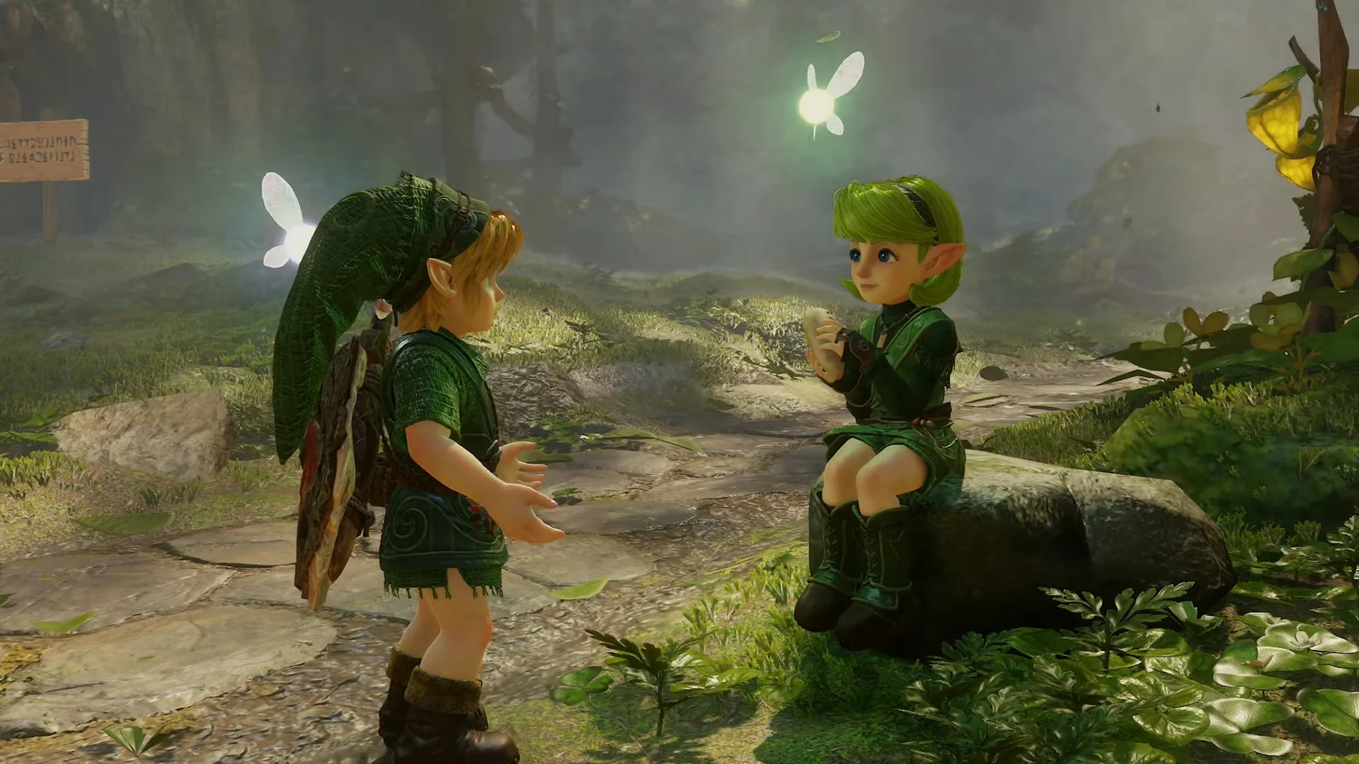 A scene from The Legend of Zelda Ocarina of Time Remake
