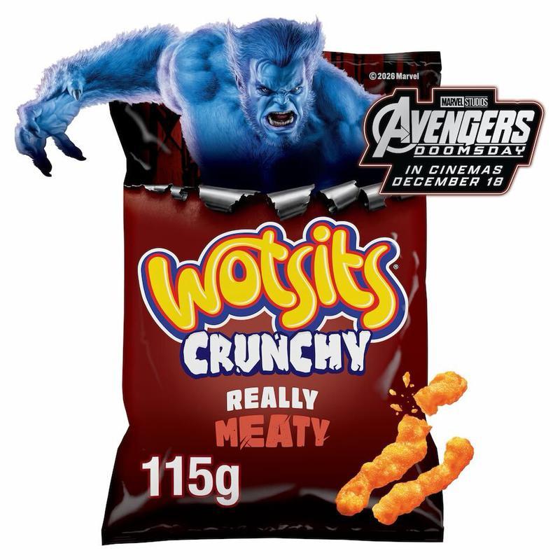 Snack packaging featuring The Beast