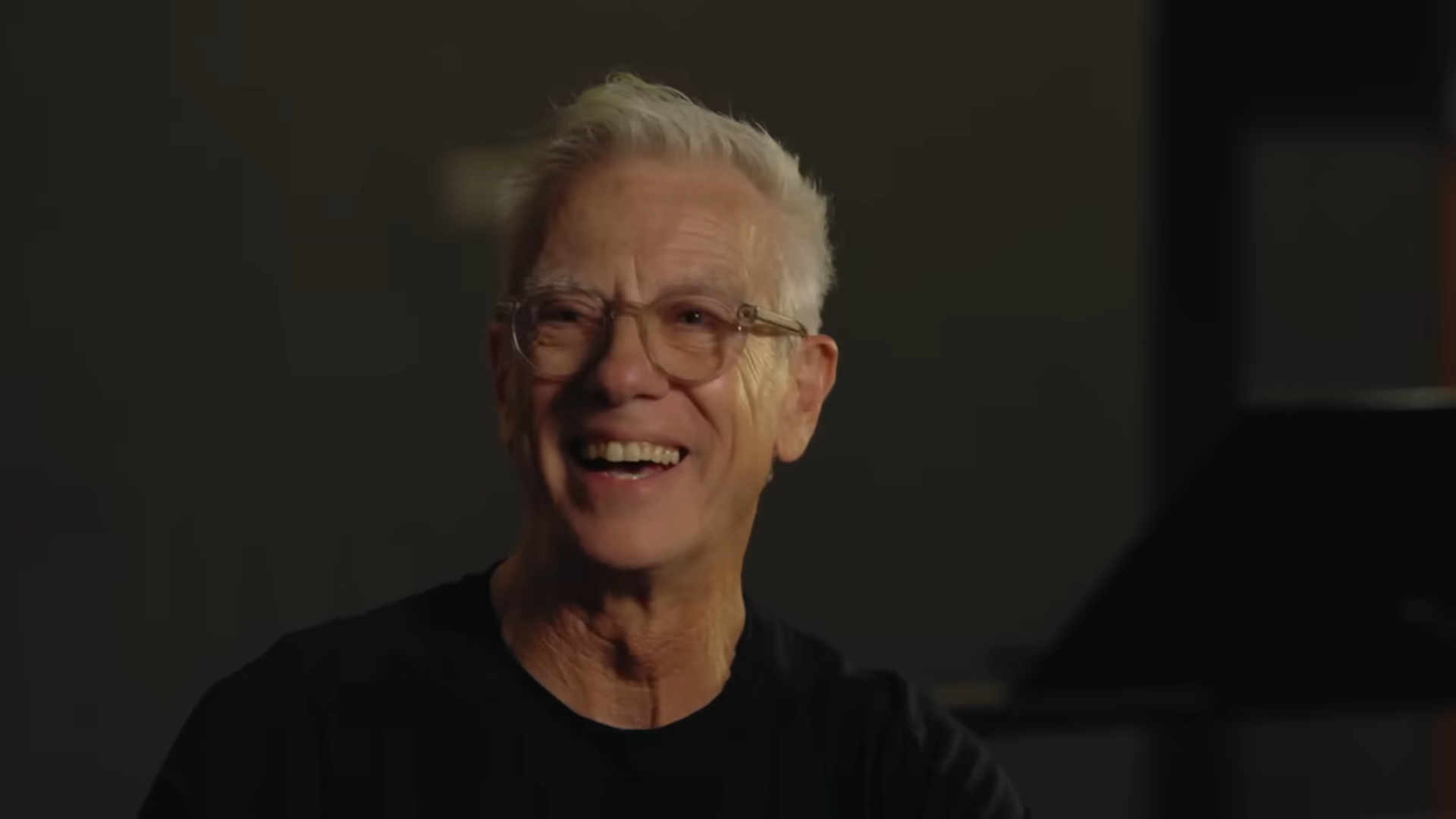 Chris Sanders laughing