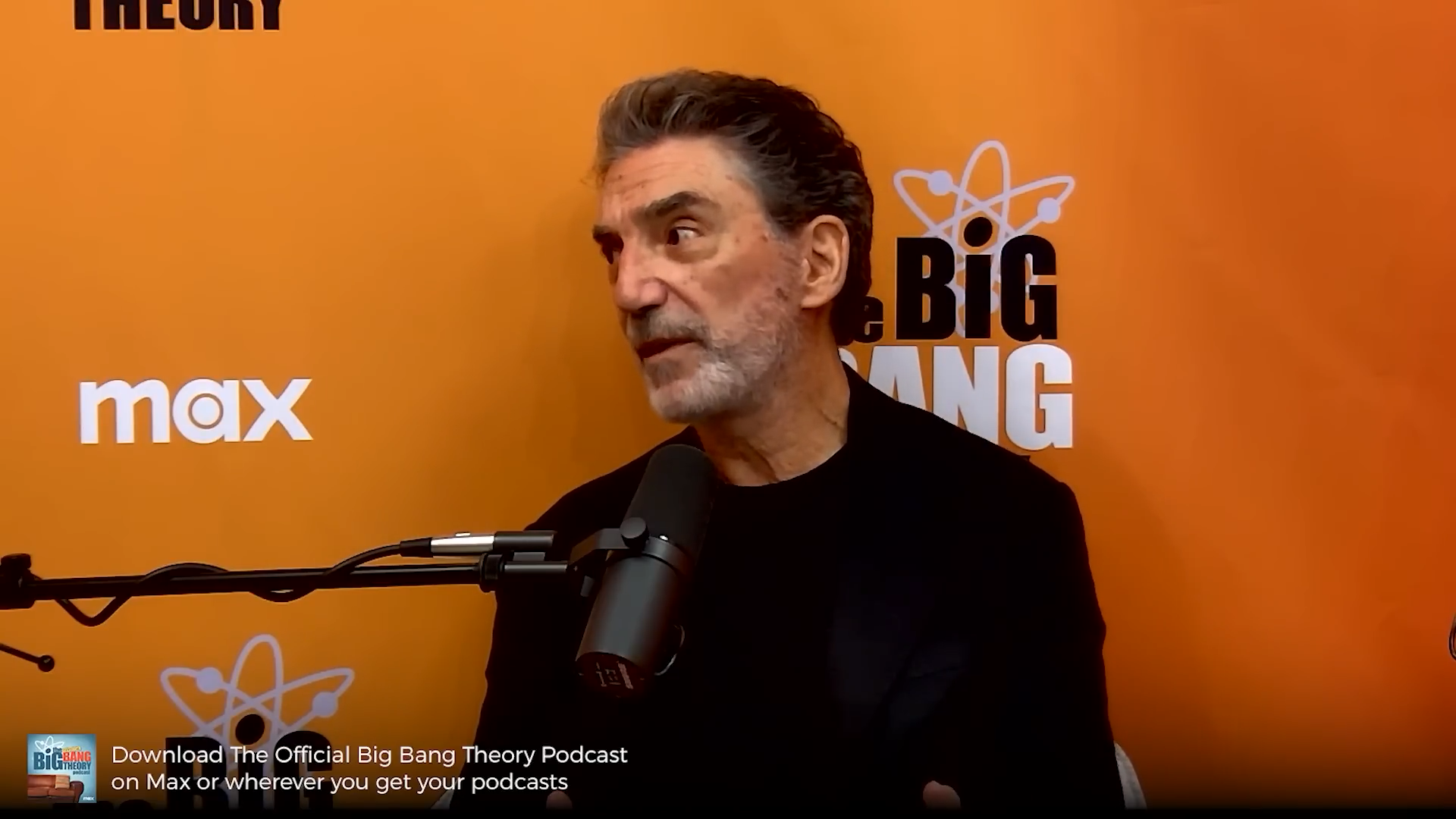 Chuck Lorre on a podcast