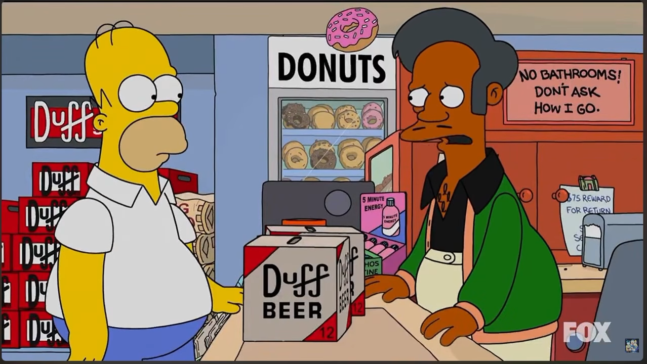 Homer and Apu 