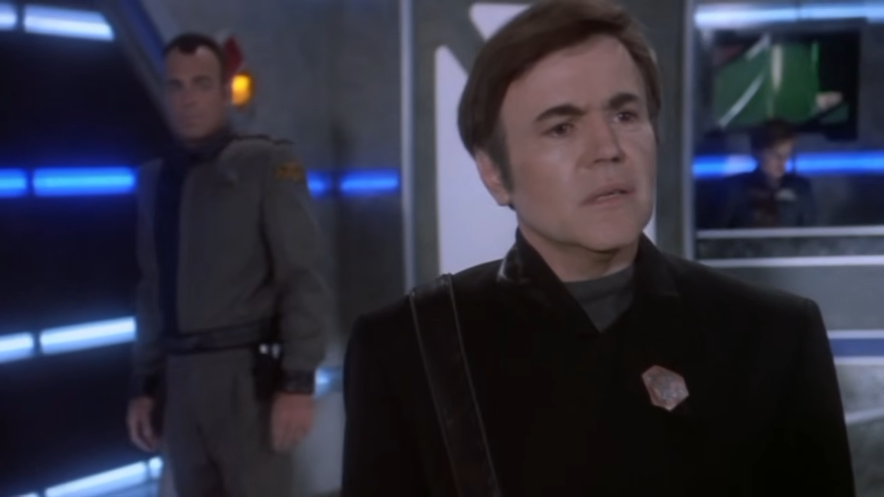 Alfred Bester giving a haughty look
