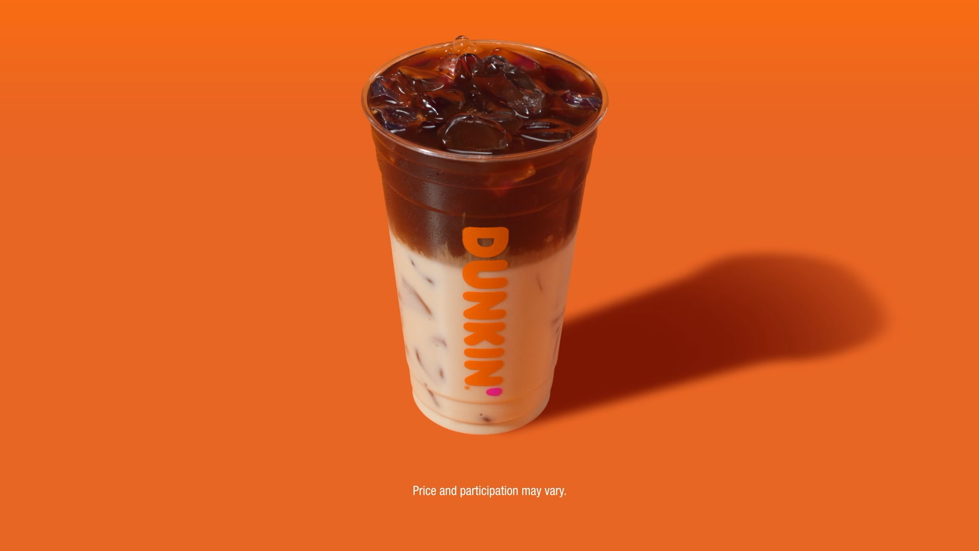 An iced coffee