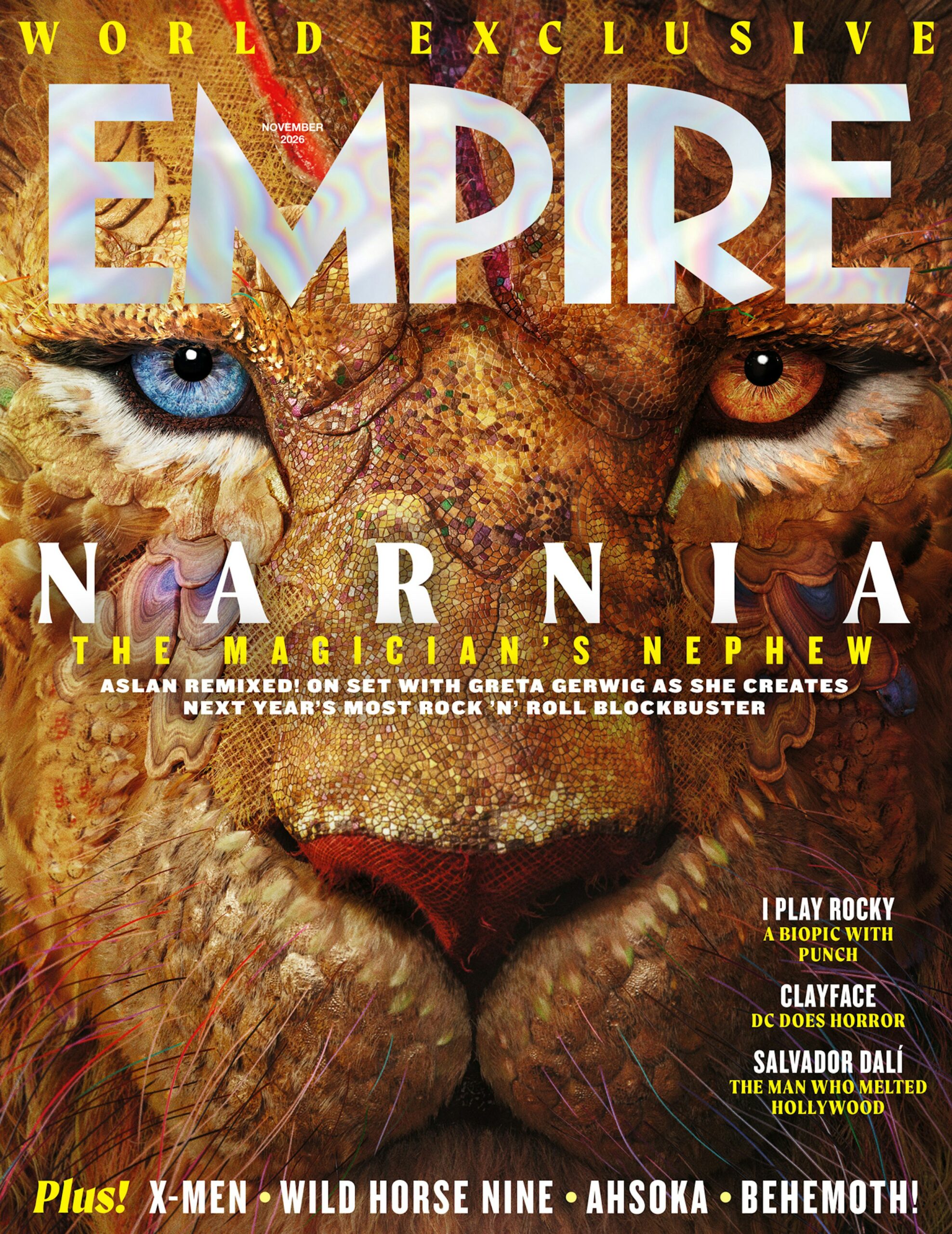 Aslan on the cover of Empire Magazine