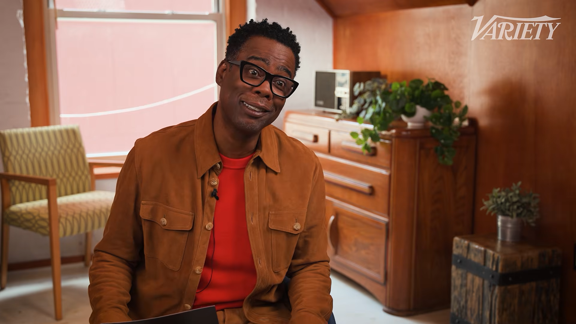 Chris Rock making a goofy face