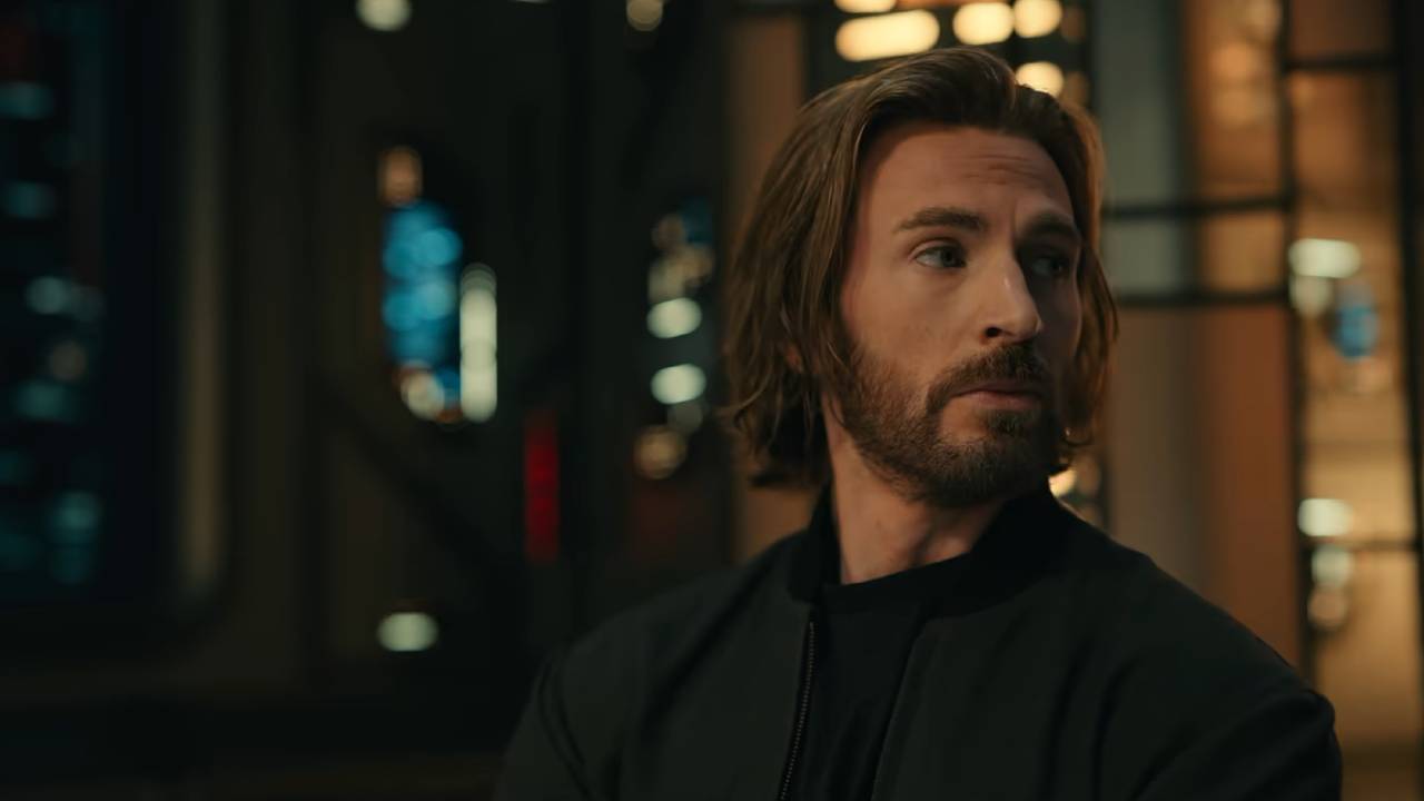 Steve Rogers expressionless
