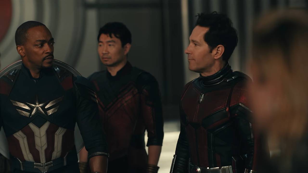 Sam Wilson glares at Scott Lang