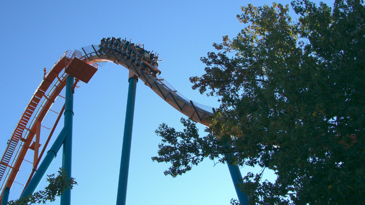 Goliath Coaster 1 Goliath Roller Coaster in Six Flags Over Georgia
