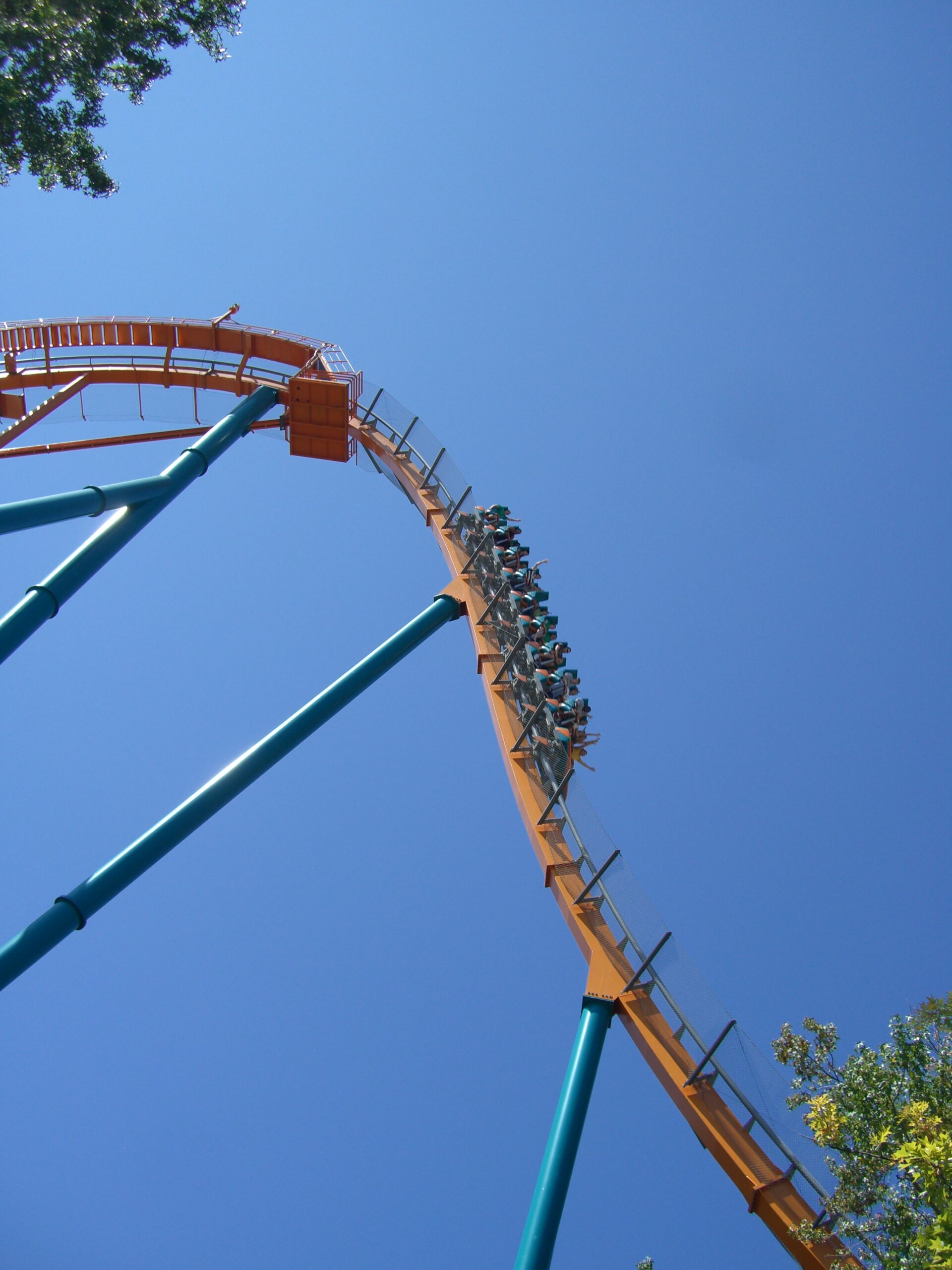 Goliath Roller Coaster in Six Flags Over Georgia
