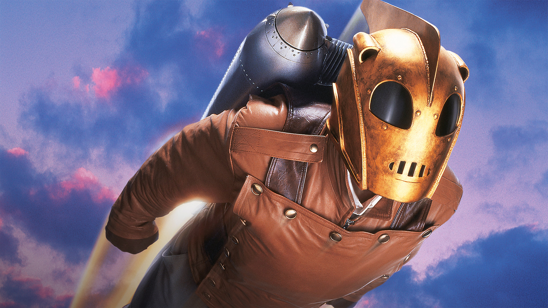 Rocketeer 1 The Rocketeer flying