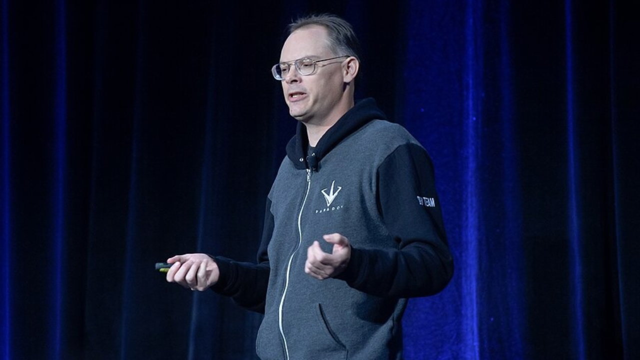 Tim Sweeney Tim Sweeney speaking at GDC 2016