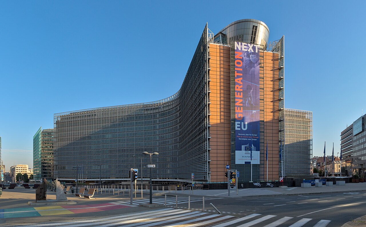 The Berlaymont building, headquarters of the European Commission, in Brussels